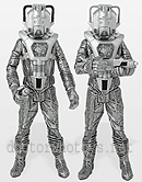 Cyber Leader and Cyberman Silver Nemesis